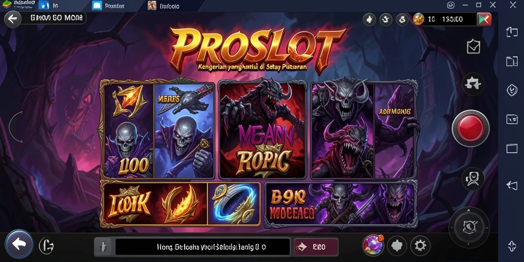 Gameplay menegangkan PROSLOT di dalam suasana Horror.