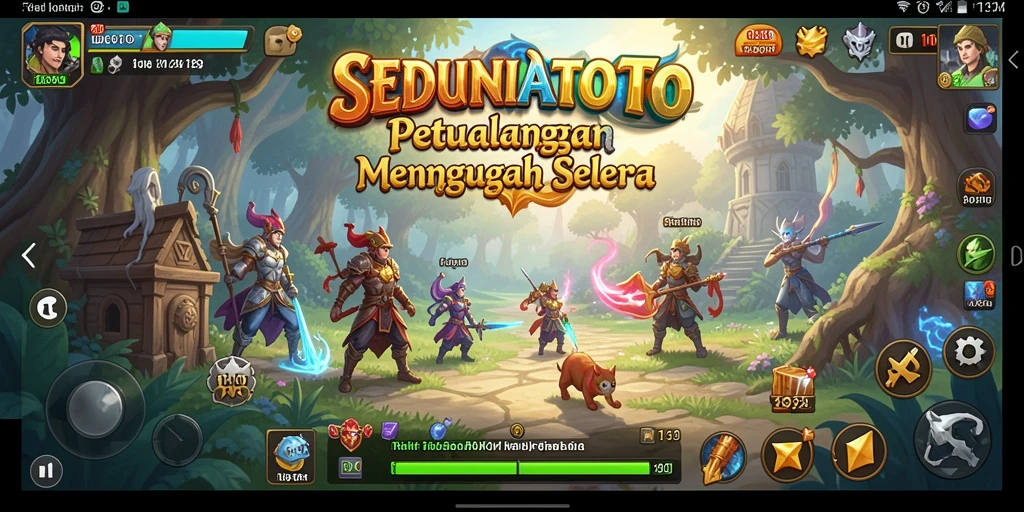 Gambar tampilan gameplay seru dalam SEDUNIATOTO.