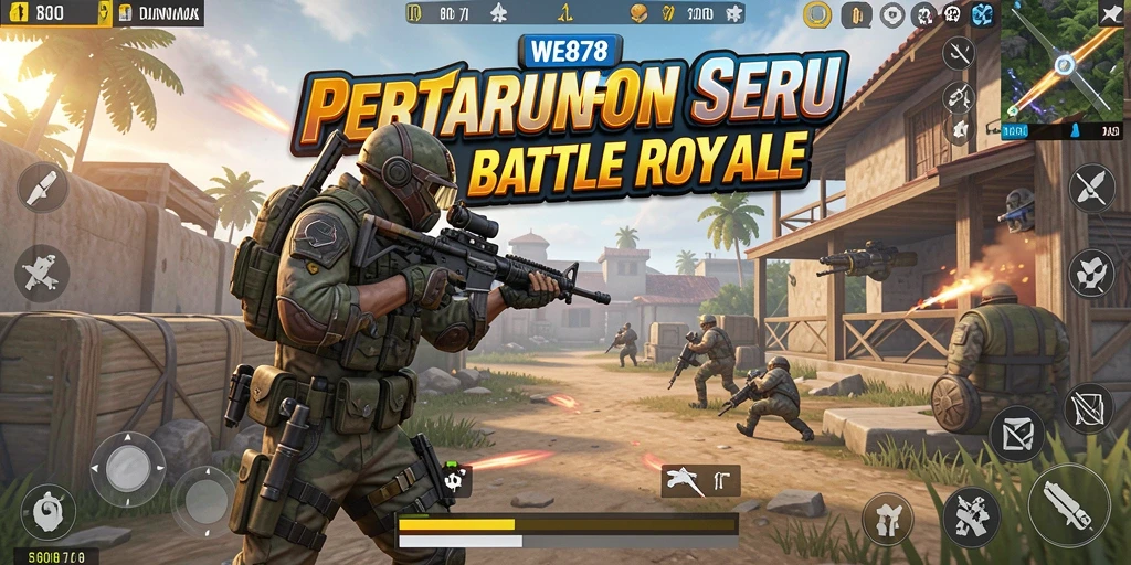 Gameplay epik dalam <strong>WE878</strong> saat pertempuran berlangsung.
